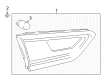Chevy Malibu Tail Light Diagram - 84131003