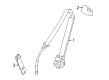 Chevy SSR Seat Belt Diagram - 15796340