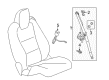 Chevy Camaro Seat Belt Diagram - 19256870
