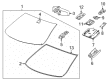 Chevy Malibu Car Mirror Diagram - 13558189