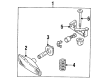 Oldsmobile Silhouette Headlight Bulb Diagram - 9442372