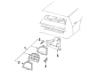 Pontiac J2000 Sunbird Fog Light Lens Diagram - 16501182