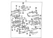 Chevy Silverado 1500 HD Classic Blend Door Actuator Diagram - 89018365