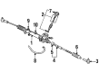 Saturn Tie Rod End Diagram - 21012398