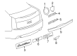 Cadillac DTS Emblem Diagram - 10387855