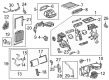 Chevy Silverado EV Blend Door Actuator Diagram - 13545734