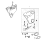 Chevy Trailblazer Armrest Diagram - 15188944