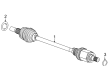 Chevy Corvette Axle Shaft Diagram - 86517684