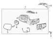 Chevy Spark Car Mirror Diagram - 95260959