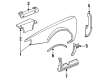 Cadillac Seville Fender Diagram - 3637201