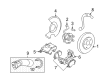 Chevy HHR Brake Caliper Diagram - 19368940