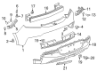 Chevy Volt Bumper Cover Diagram - 23369766