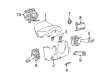 Saturn Steering Column Cover Diagram - 22720920
