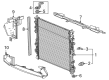 GMC Acadia Radiator Diagram - 85081024