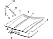 Chevy El Camino Hood Latch Diagram - 25524674