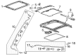 Chevy Camaro Sunroof Diagram - 23277675