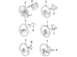 Oldsmobile Cutlass Ciera Steering Wheel Diagram - 17981356