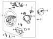 Cadillac Escalade ESV Cruise Control Switch Diagram - 13551235