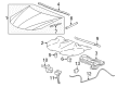 Pontiac Grand Prix Hood Diagram - 89023523