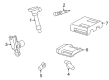 Cadillac SRX Spark Plug Diagram - 55564748