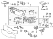 Buick Verano Center Console Base Diagram - 22865944
