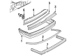 Chevy Corsica Bumper Cover Diagram - 10115104