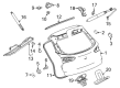 Chevy Liftgate Lock Actuator Diagram - 42762903