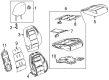 Chevy Blazer EV Seat Covers Diagram - 26427998
