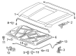 GMC Sierra 1500 Limited Weather Strip Diagram - 23245525