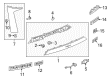 Chevy Traverse Emblem Diagram - 84046098