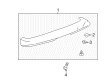 Chevy Equinox Spoiler Diagram - 23250071