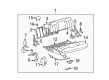Chevy C1500 Seat Covers Diagram - 12387363