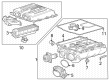 Cadillac Throttle Body Gasket Diagram - 12669870