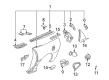 Chevy Camaro Fuel Door Diagram - 16629244