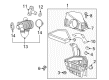 Cadillac CTS Air Hose Diagram - 20808805