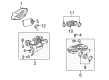 Hummer H3 Air Filter Box Diagram - 25823125