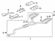 Cadillac CT6 Muffler Diagram - 84515005