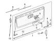 Chevy Silverado 1500 Door Lock Cylinder Diagram - 25775278