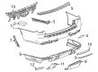 Cadillac Bumper Cover Diagram - 85668707