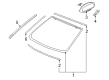 Pontiac G8 Windshield Diagram - 92208207