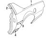 Chevy Camaro Fuel Door Diagram - 20638651