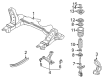 Chevy Cavalier Coil Spring Insulator Diagram - 22134997