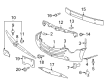 Chevy SSR Bumper Cover Diagram - 15285514