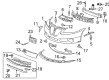 Pontiac Fender Splash Shield Diagram - 25995433