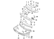 Saturn SL1 Emblem Diagram - 21111139