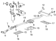 Chevy Trax Muffler Strap Diagram - 12643268