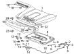 Chevy Silverado 1500 LTD Body Mount Hole Plug Diagram - 11611677