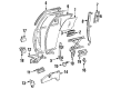 Chevy Caprice Door Lock Cylinder Diagram - 12506781