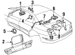 Pontiac Bonneville Car Speakers Diagram - 25654914