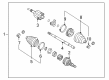 Buick Terraza CV Boot Diagram - 15918506